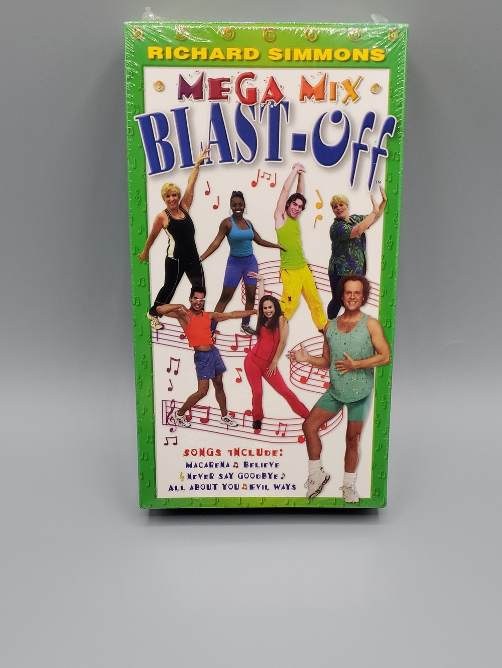 Richard Simmons Mega Mix Blast Off VHS 2001 | Aerobics Workout | NWT Sealed